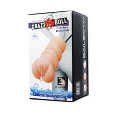 Miramarket CRAZY BULL- REALISTIČNA 3D VAGINA, Vodni lubrikant