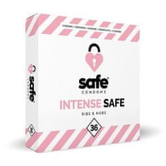 Ero SAFE - Condoms Intense Safe Ribs & Nobs (36 pcs)