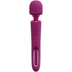 Ero VIVE - Kiku - Rechargeable Double Ended Wand with Innovative G-Spot Flapping Stimulator - Pink