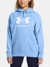 Under Armour Ženski pulover s kapuco UA Rival iz flisa z velikim logotipom Hdy XXL