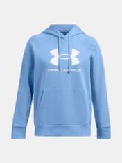 Under Armour Ženski pulover s kapuco UA Rival iz flisa z velikim logotipom Hdy XXL