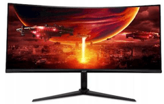 Acer Nitro XZ342CUV3BMiiphx monitor, 34, UWQHD, VA, 1 ms, 1500R (UM.CX2EE.305)