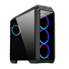 Chieftec STALLION II USB3.2 Type C ATX A-RGB ohišje, črno