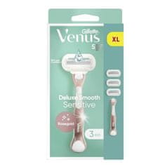 Gillette Brivnik Venus Deluxe Smooth Sensitive Rose Gold + 3 glave