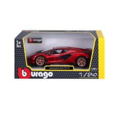 BBurago 1:24 Plus Lamorghini Sian FKP37 - rdeča