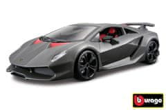 BBurago Plus Lamborghini Sesto Elemento kovinsko siva 1:24