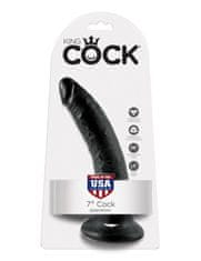 King Cock DILDO King Cock Black 7''