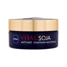 Nivea Vital Soja Anti-Age Night Cream pomlajevalna nočna krema za obraz 50 ml za ženske