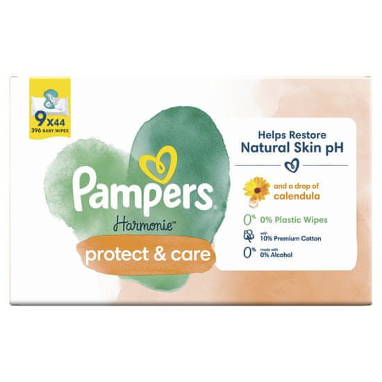 Pampers Harmonie Protect&Care vlažilni robčki, 396/1