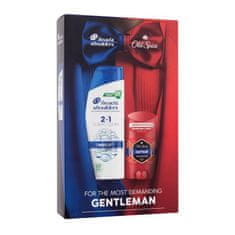 Head & Shoulders Gentleman Set šampon Classic Clean 2in1 330 ml + trdi deodorant Old Spice Captain 50 ml za moške