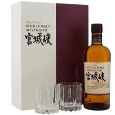 Nikka Japonski Whisky Miyagikyo Single malt + 2 kozarca GB 0,7 l