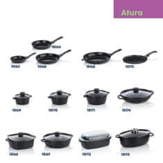 Wok Atura iz litega aluminija črne barve 4 l KL-15174