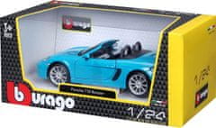 BBurago 1:24 Porsche 718 Boxster Blue