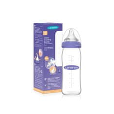 Lansinoh Steklena steklenička za dojenčke s stekleničko NaturalWave (M) 240ml