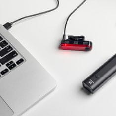 Noah Komplet kolesarskih luči spredaj in zadaj USB-C črne barve