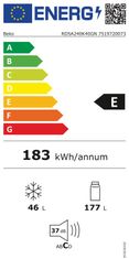 Beko RDSA240K40GN kombinirani hladilnik