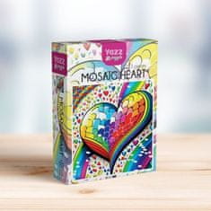 Yazz Puzzle Kvadratna sestavljanka Mosaic heart 1023 kosov