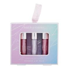 Baylis & Harding Jojoba, Vanilla & Almond Oil Signature Collection Glossy Lip Trio Set glos za ustnice 3 x 2,5 ml