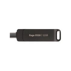 Patriot 32GB 100MB/s Rage 550 USB 3.2 + USB-C spominski ključek