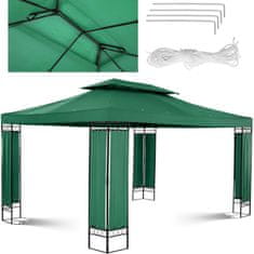 Noah Vrtni paviljon gazebo zložljiv šotor 3 x 4 x 2,6 m zelen