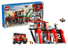 shumee LEGO CITY Bricks Gasilska postaja z gasilskim vozilom 843 Elementi 60414