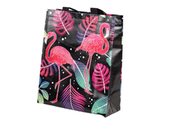 shumee Darilna vrečka Flamingos črna 30,5 cm x 24,5 cm x 10 cm