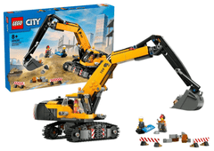 shumee LEGO CITY Bricks Yellow Excavator 633 kosov. 60420