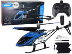 shumee Aluminijast RC helikopter 2.4G modre barve 15 minut letenja