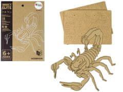 shumee Lesena 3D sestavljanka Scorpion Puzzle izobraževalna sestava 35 kosov