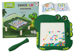 shumee Izobraževalna magnetna tabla dinozavri Pad Puzzle Green Beads