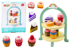 shumee Set sladkarij Torte Cupcakes leseno stojalo