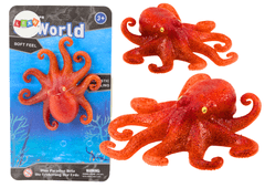 shumee Gumijasta figurica hobotnice Orange Sea World