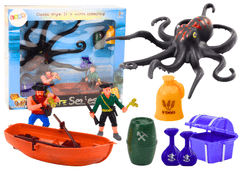 shumee Komplet figur Pirates Octopus Boat Dodatki