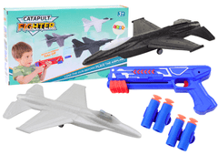 shumee 2v1 Dart Gun Plane Launcher Blue