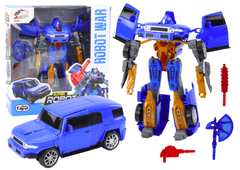 shumee Robot Auto 2in1 Transformation Dodatki Weapon Blue