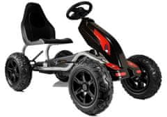 shumee Go-Kart na pedala B012 Napihljiva kolesa črna