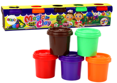 shumee Set Playdough v skodelici, 5 kosov, pisani kalupi