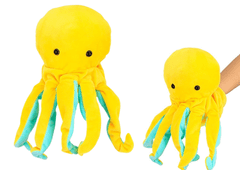 shumee Plišasta maskota Octopus Yellow Puppet 25 cm