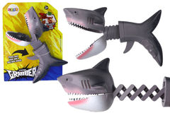 shumee Shark Catcher Bite Toy Spring Grey