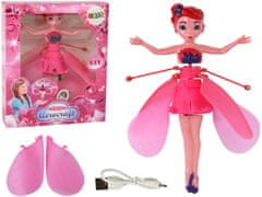 shumee Ročno vodena lutka Magic Flying Fairy Pink