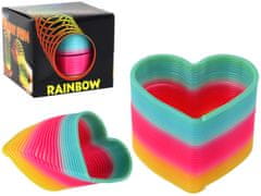 shumee Ikonični pripomoček Rainbow Spring Heart Calming Gadget 6CM