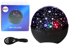 shumee Star Projector Night Light Speaker 2v1 Black