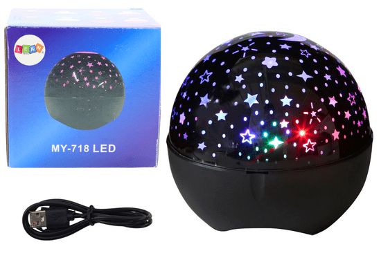 shumee Star Projector Night Light Speaker 2v1 Black