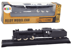 shumee Zbirateljski model vlakovne vagone Lokomotive 1:48 kovinsko črne barve