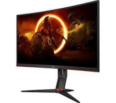 AOC C27G2Z3 ukrivljen monitor, gaming, 27, FHD, 1500R, 280Hz, 1ms (C27G2Z3/BK)