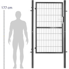 Noah Vrtna vrata iz jekla 105 x 211 cm