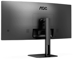 AOC CU34V5C ukrivljen monitor, 34, UWQHD, VA, 1500R, 100Hz (CU34V5C/BK)