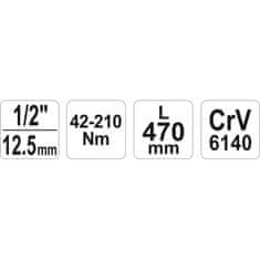 Noah KLUCZ DYNAMOMETRYCZNY 1/2'' 42-210NM