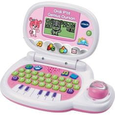 shumee VTECH - Genius Pink Bear Ordi P'tit - Izobraževalni računalnik za otroke