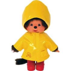 shumee BANDAI Monchhichi - Iconic dežni plašč 20 cm - rumen